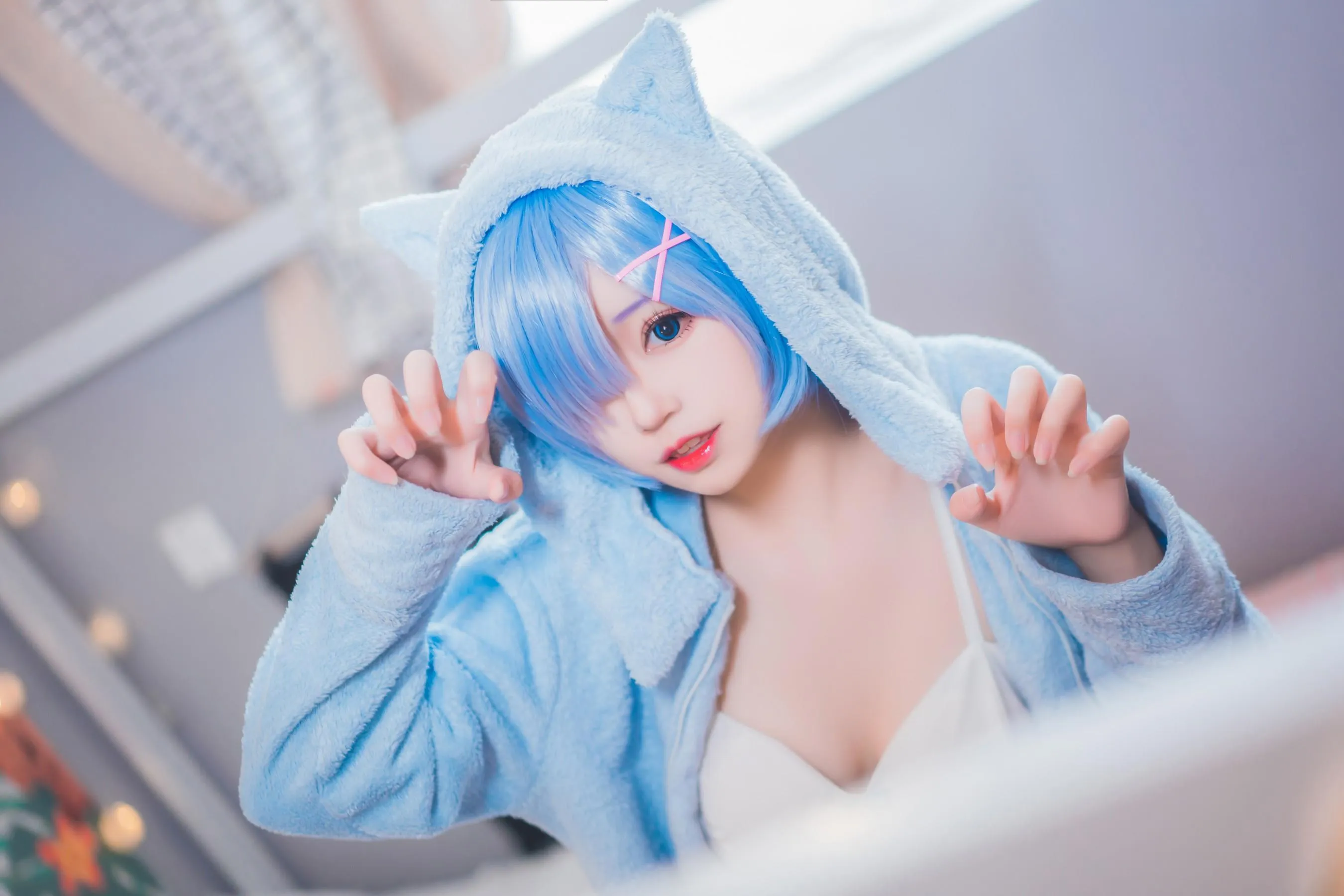 猫君君_MaoJun – NO.23 雷姆猫耳睡衣 [29P]插图1